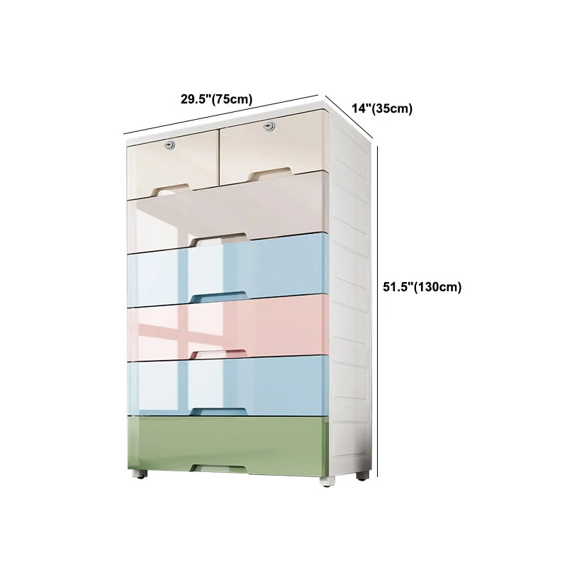 Actueel Style Non-Hanging Armoire Plastic Home Storage Cabinet met Deuren en Planken 24l