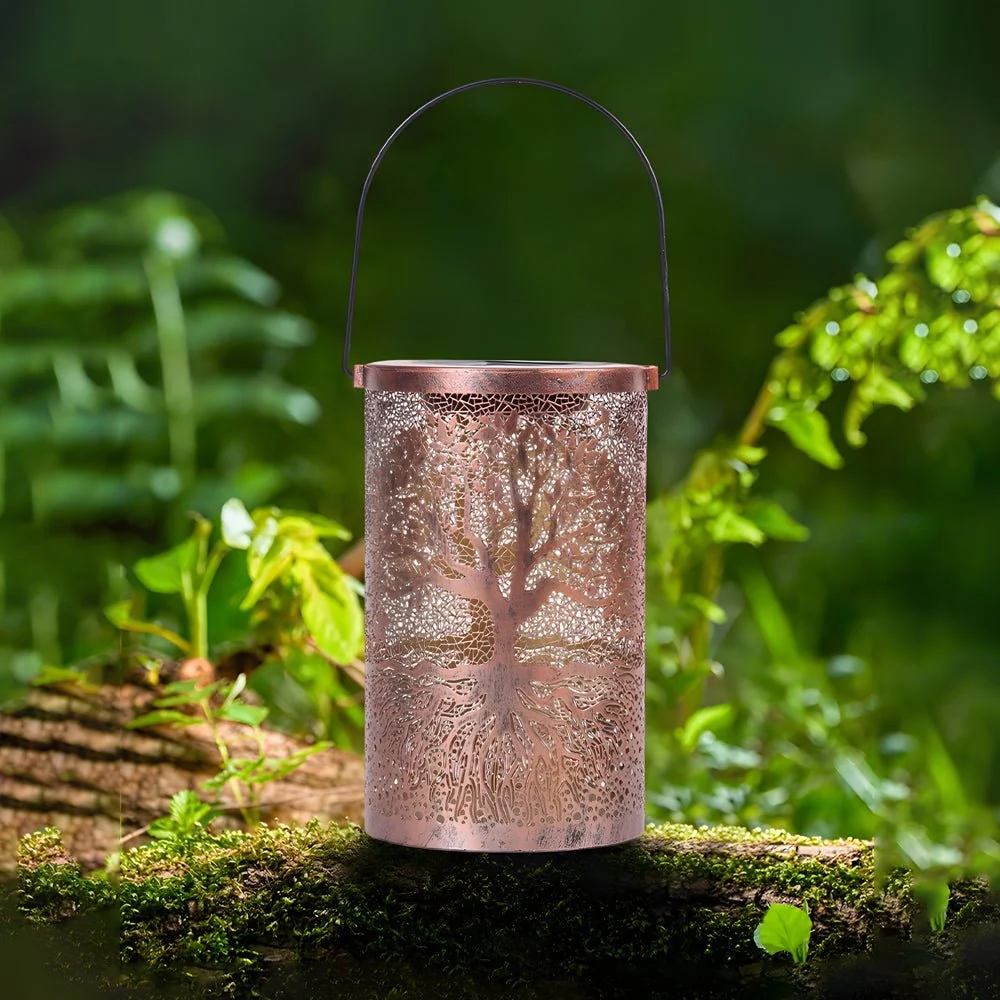 Solar Hangende Lantaarn – Boomprojectie met Warm Wit Licht en IP55 Lumio