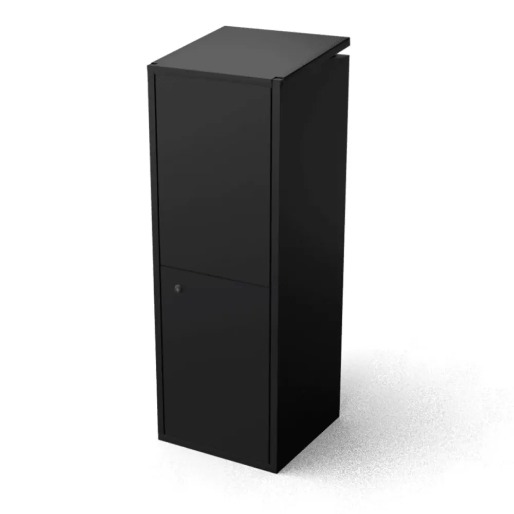 Geroba Pakketbrievenbus Collu Staal met Zink Coating met Krantenhouder