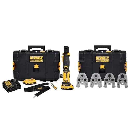DEWALT 20V 1/2In. - 1-1/4In. Klein Press Tool Kit