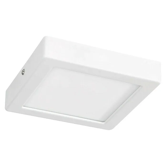 Minimalistisch Design Eglo Led-plafondlamp Idun - 9,5 W, l x b x h: 3 x 17 x 17 cm, Wit, Neutraal wit