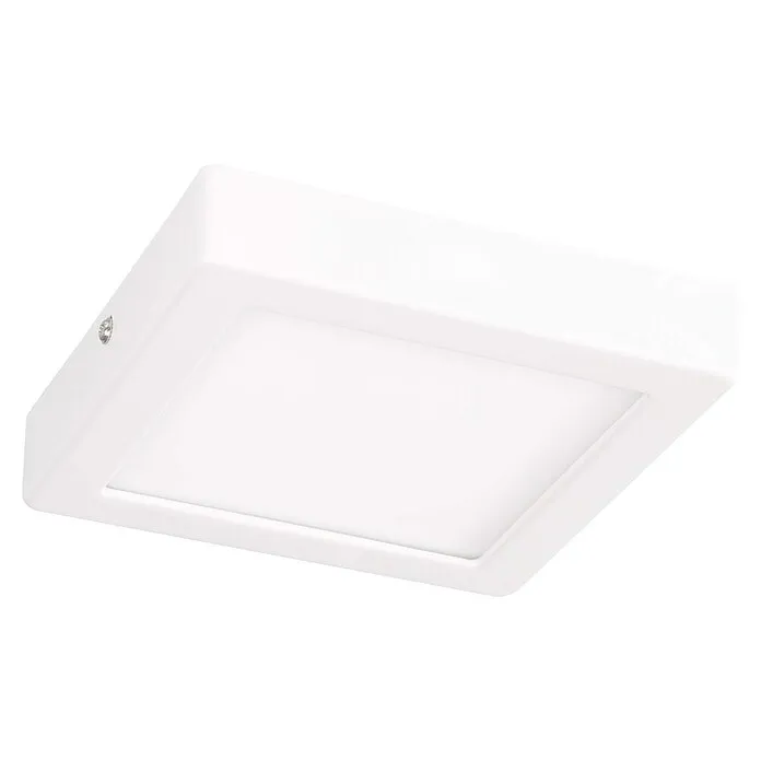 Minimalistisch Design Eglo Led-plafondlamp Idun - 9,5 W, l x b x h: 3 x 17 x 17 cm, Wit, Neutraal wit