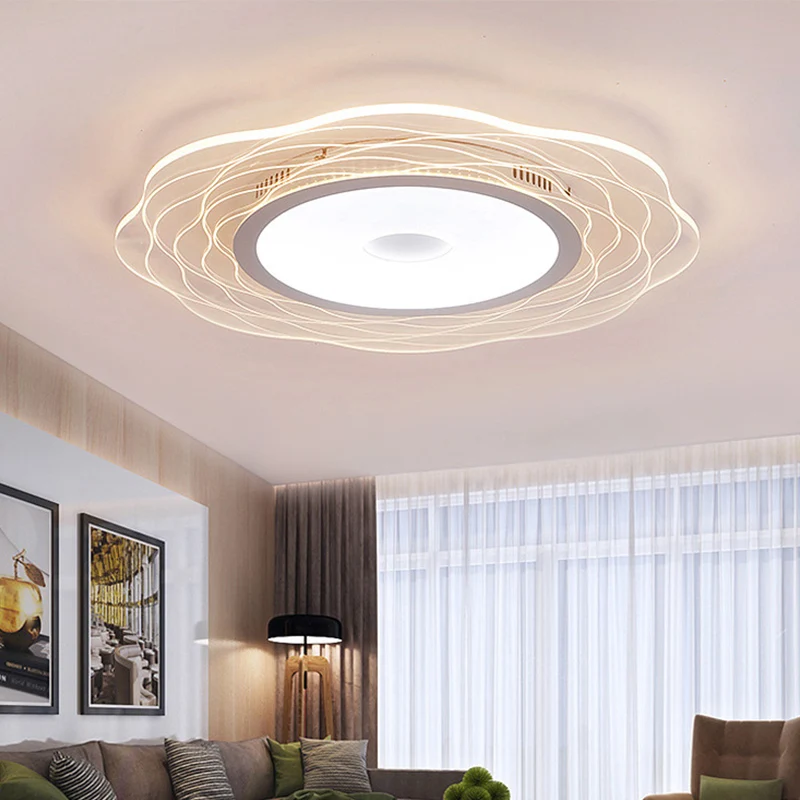Superdunne geschulpte slaapkamerinbouwlamp Acryl minimalistische LED-plafondlamp voor inbouw warm/wit helder, 16,5"/20,5"/...