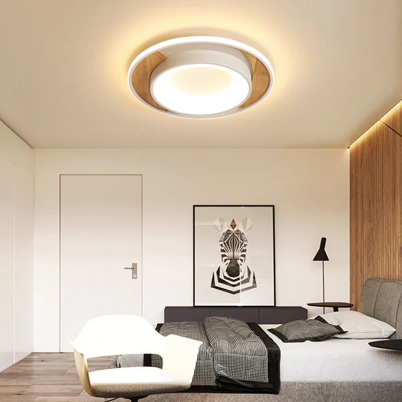 16"/19,5" brede witte ronde inbouw moderne acryl LED-plafondlamp voor slaapkamer voor Keuken