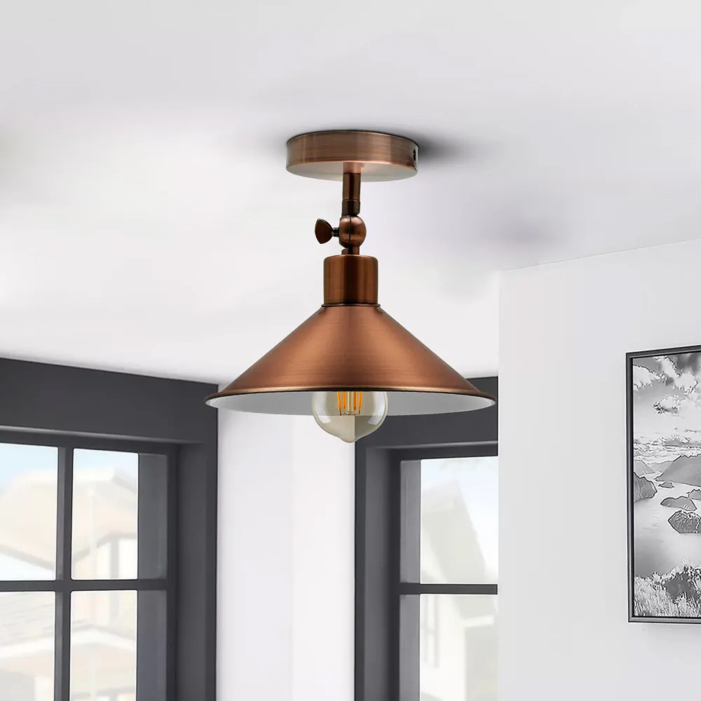 Verstelbare plafondlamp met kegelvormige kap~2709 LEDSone UK Ltd