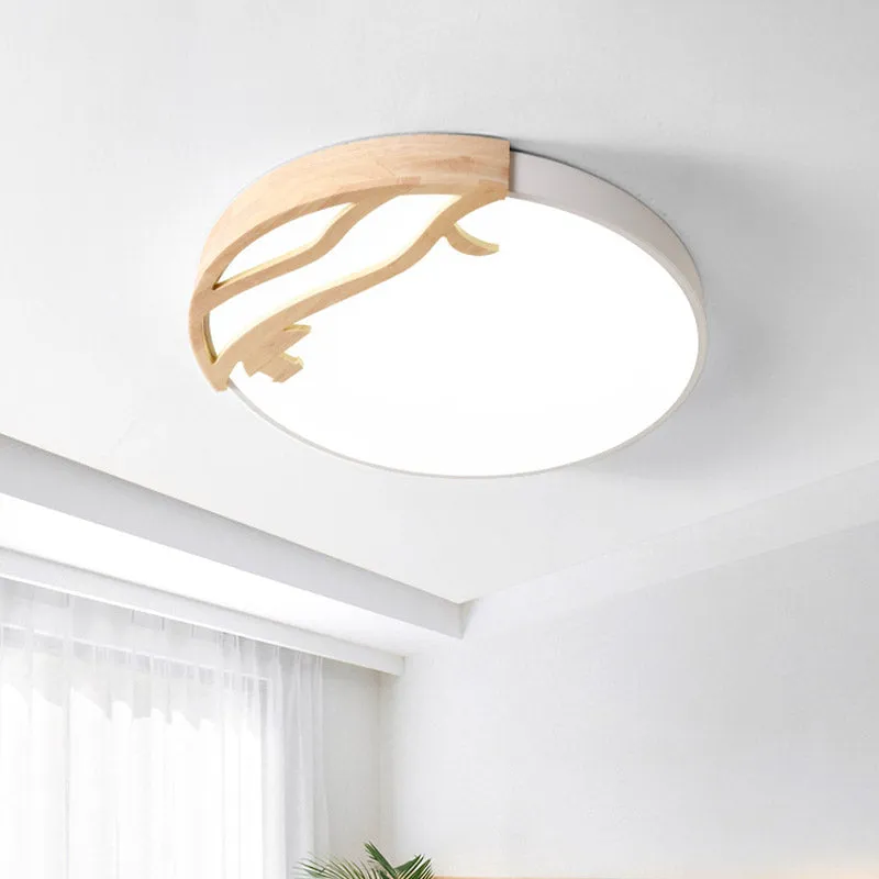 Moderne Drum Inbouwlamp Acryl Led Slaapkamer Plafondlamp groen/grijs/wit IP44 Badkamer geschikt