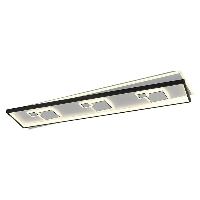 Paul Neuhaus Led-plafondlamp MAILAK - 39 W, l x b x h: 97,5 x 30 x 5,5 cm, Wit, Knus wit
