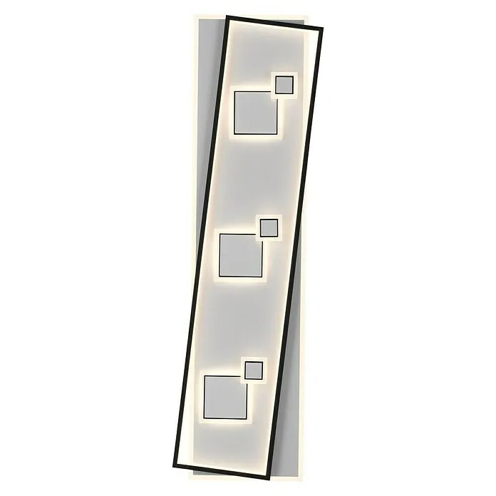 Paul Neuhaus Led-plafondlamp MAILAK - 39 W, l x b x h: 97,5 x 30 x 5,5 cm, Wit, Knus wit