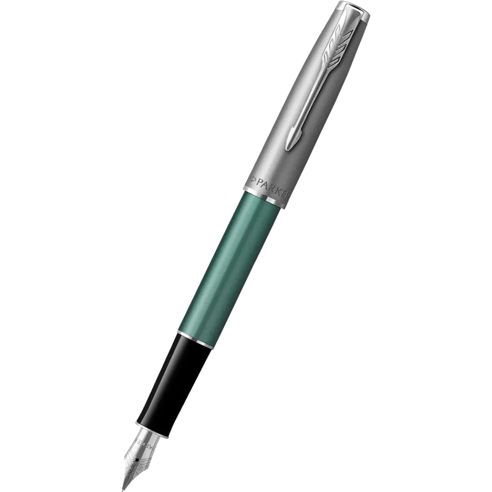 Parker Sonnet Fountain Pen - Metaal & Green voor Badkamerkasten Fine