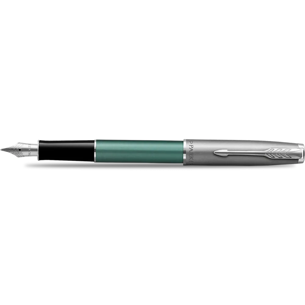 Parker Sonnet Fountain Pen - Metaal & Green voor Badkamerkasten Fine