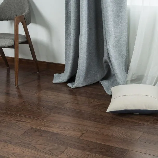 Verborgen Waterproof Flooring Planks Eenkleurig Wood Click-Locking Hardwood Flooring 30l