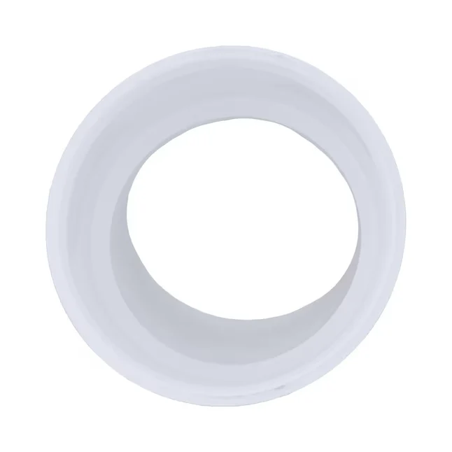 Charlotte Pipe 2- VINYL DWV Hub x Hub 22-1/2 Degree Elbow Sanitary Drain