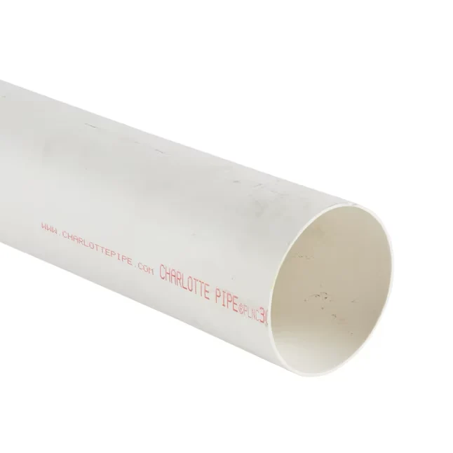Charlotte Pipe 3- x 10-ft VINYL DWV Sewer and Drain Pipe