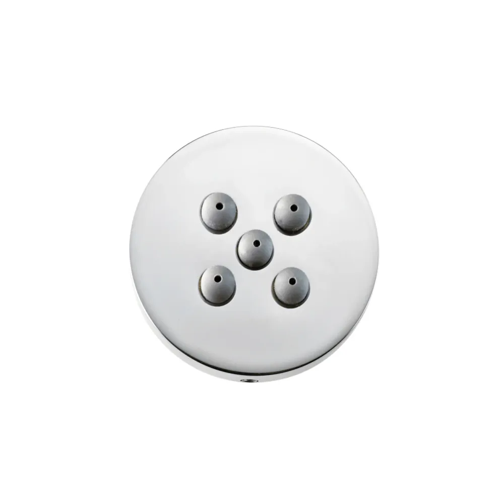 Self-cleaning shower head Bossini Nebulizair chrome-plated brass diameter 54 mm