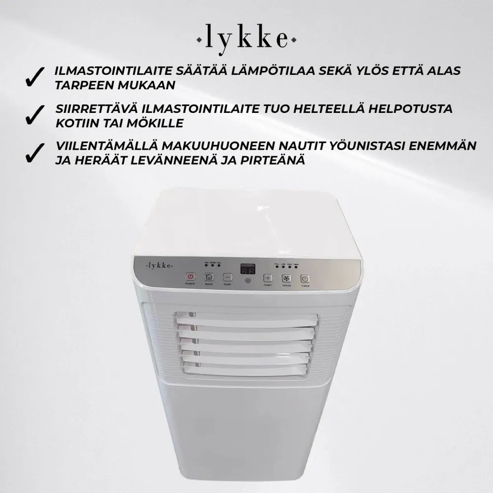 Lykke Portable AC Pro 3000, 9000BTU