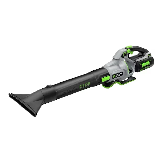 EGO POWER+ 56-volt 670-CFM 180-MPH Battery Handheld Leaf Blower 4 Ah (Battery and Charger Included) XL Grip