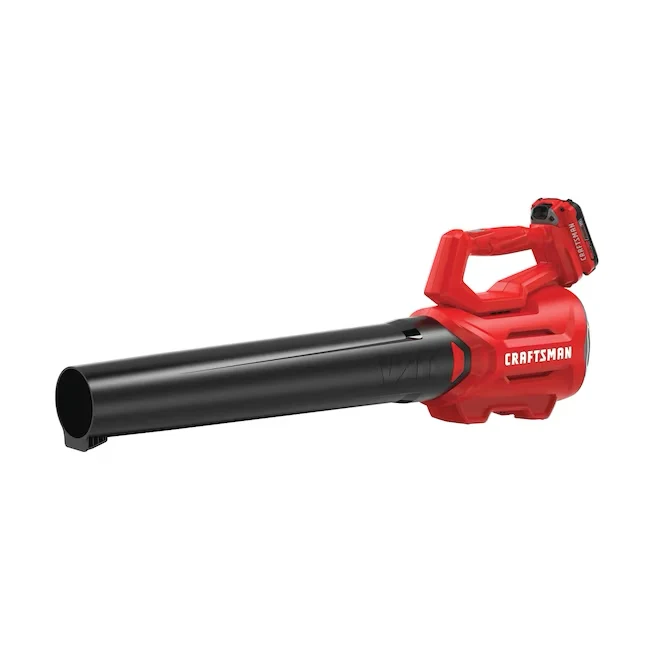 Professionele Kwaliteit CRAFTSMAN 20-volt Max 340-CFM 90-MPH Battery Handheld Leaf Blower (Battery and Charger Included)