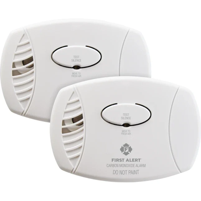First Alert 2-Pack Battery-Operated Grafiet Monoxide Detector
