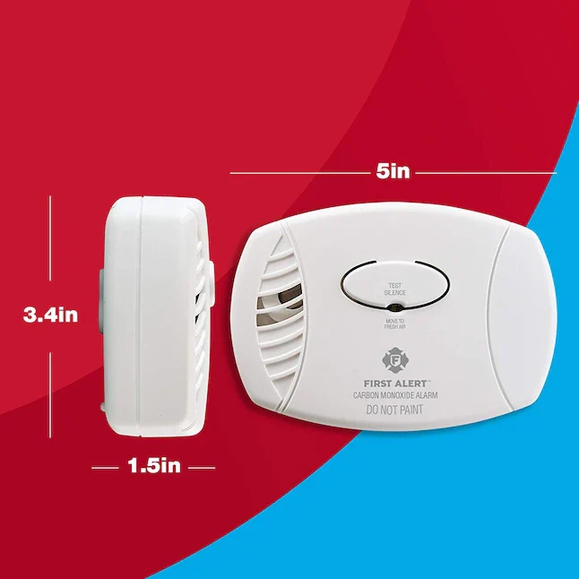 First Alert 2-Pack Battery-Operated Grafiet Monoxide Detector