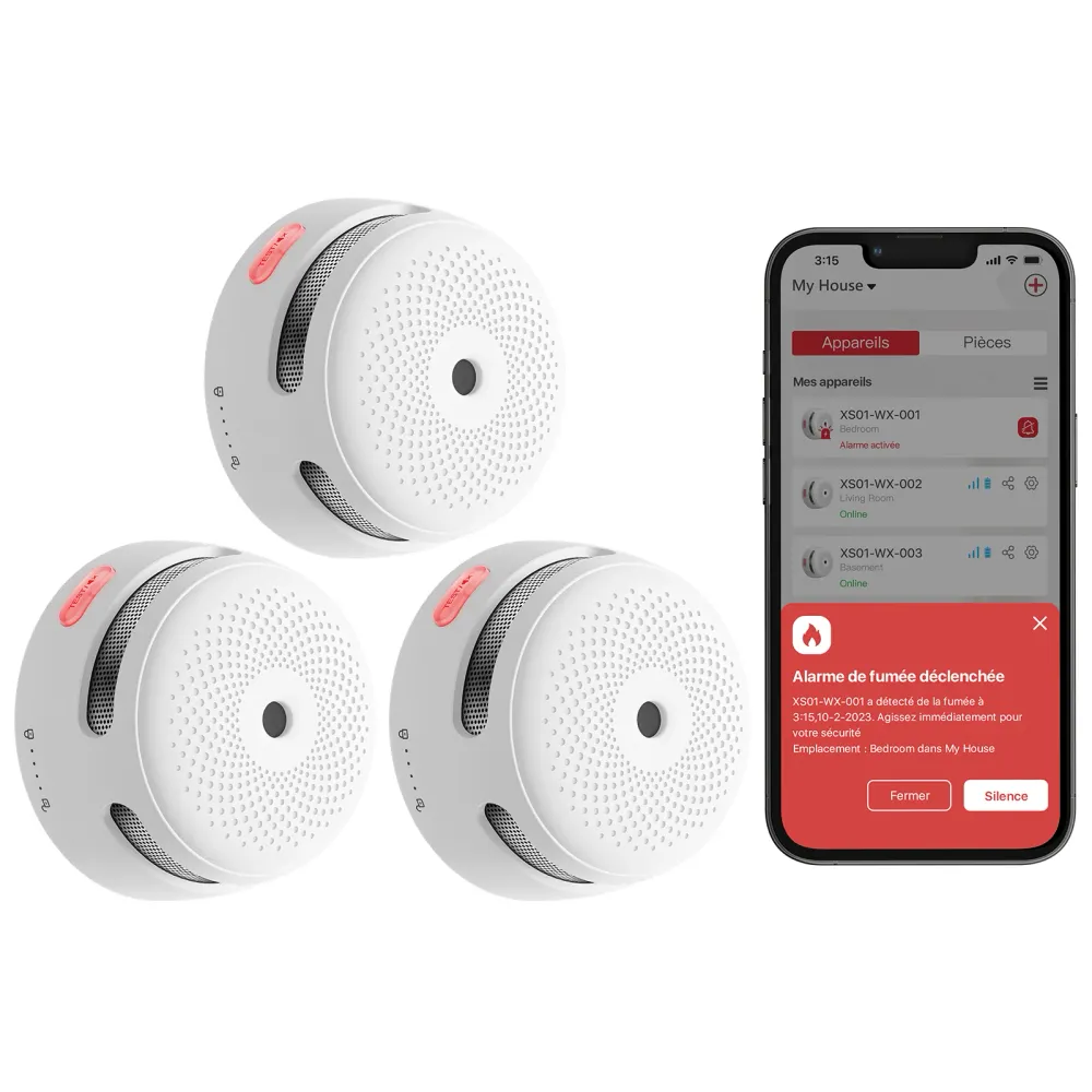 XS01-WX Détecteur de fumée intelligent met CE-Keurmerk Lot