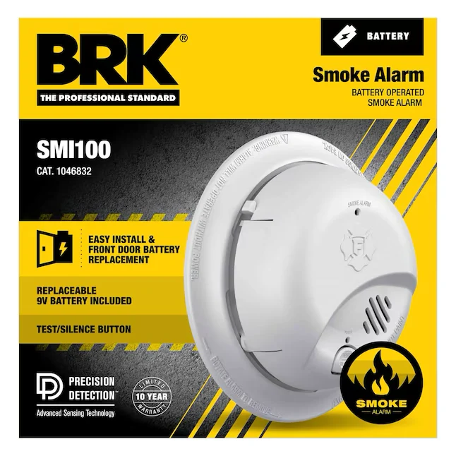 Brandwerend First Alert BRK Battery-operated Ionization Smoke Detector