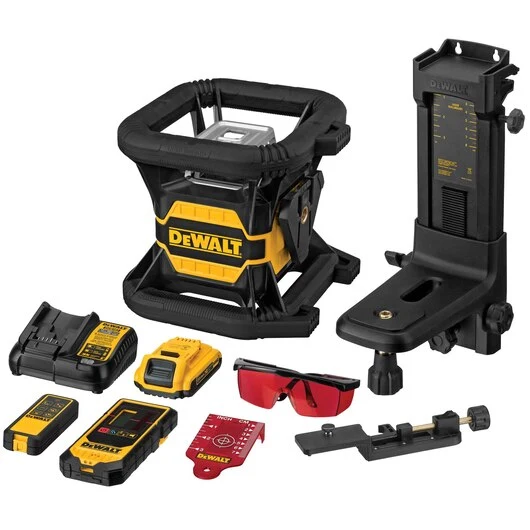 DEWALT 20V MAX* Tool Connect Rood Tough Rotary Laser Level