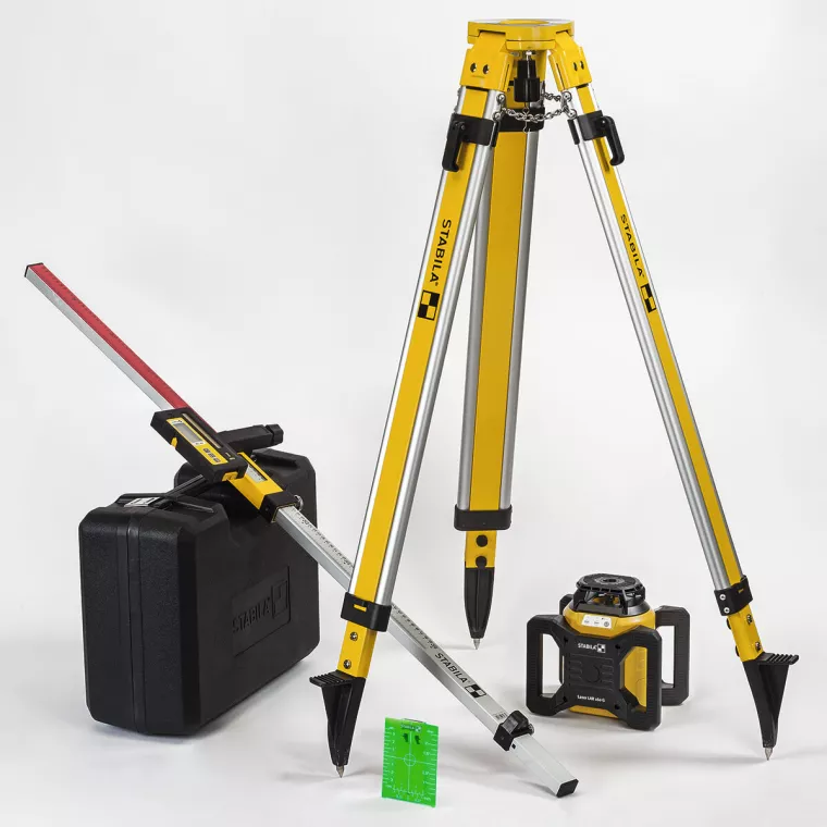 Zelfnivellerende STABILA LAR 160 G Rotary Laser Set w/ Tripod & Grade Rod