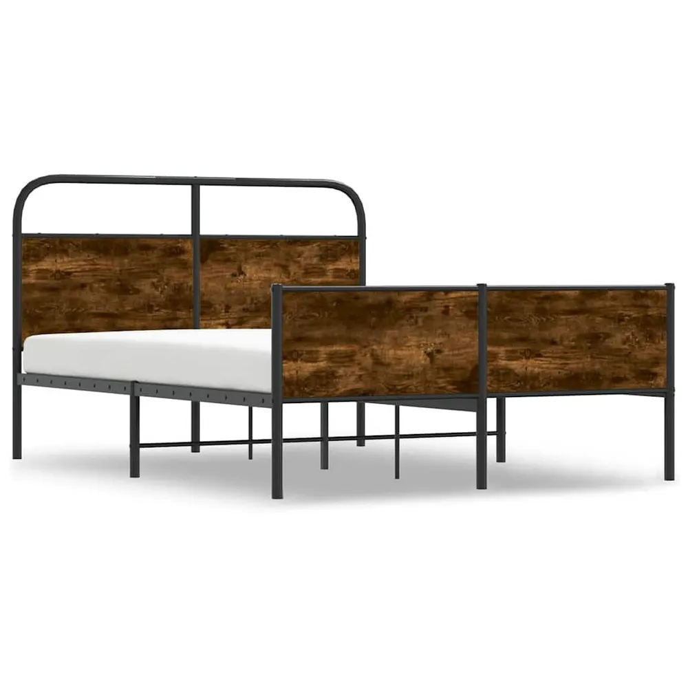 Bedframe zonder matras bewerkt hout sonoma eikenkleur 120x200cm