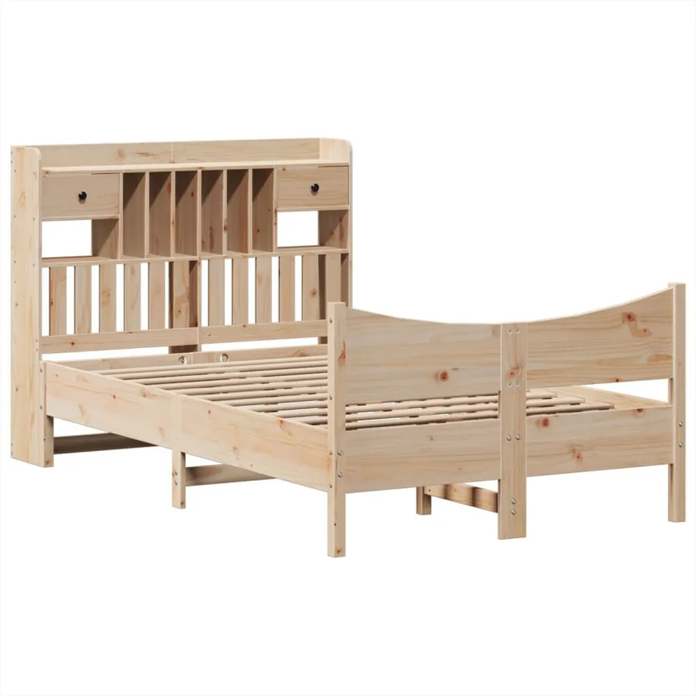 Bedframe zonder matras massief grenenhout 120x190 cm
