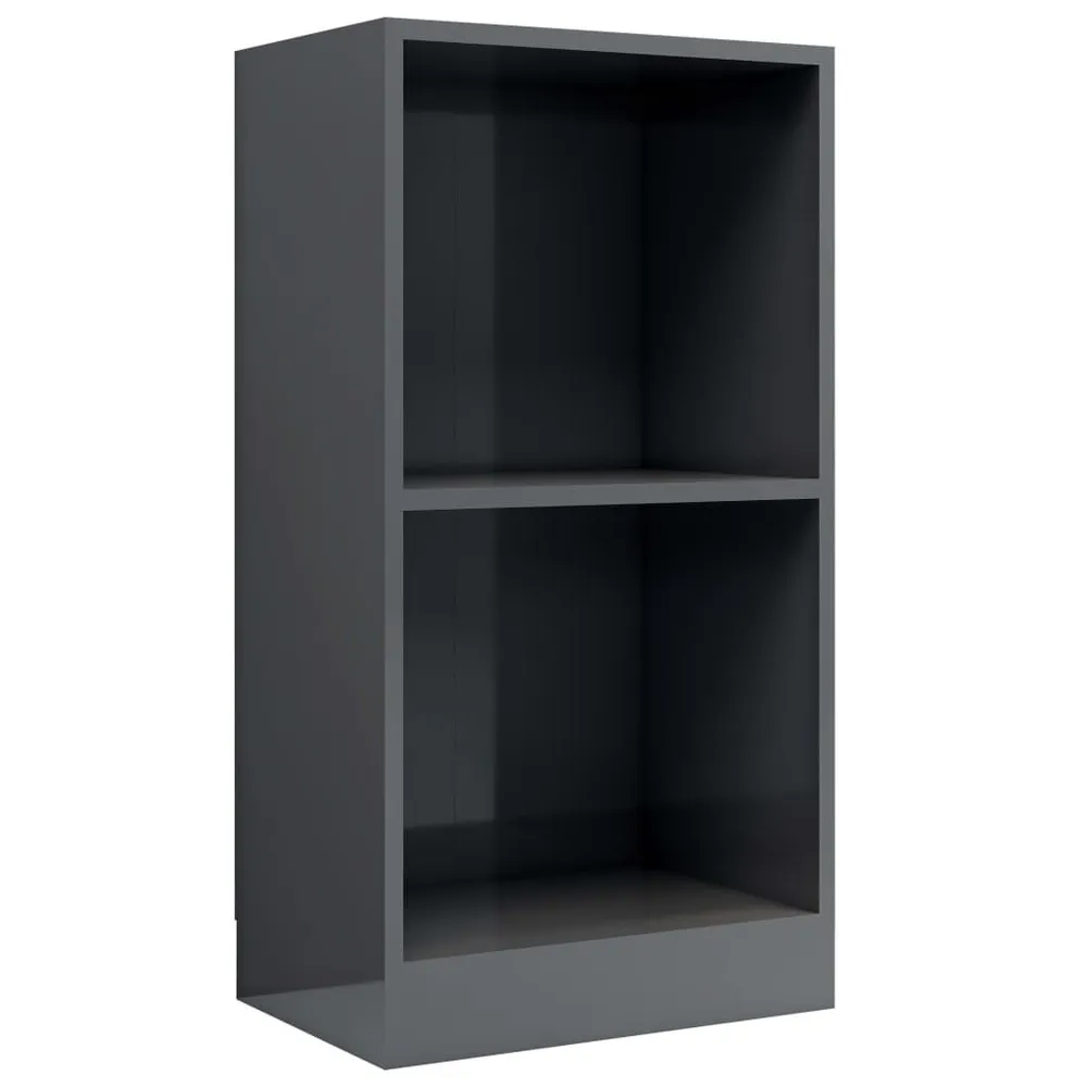 Boekenkast met 3 schappen 60x24x109 cm bewerkt hout wit