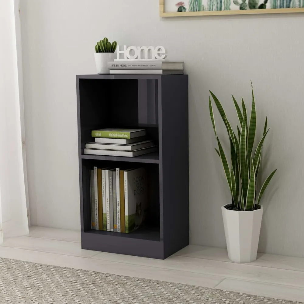 Boekenkast met 3 schappen 60x24x109 cm bewerkt hout wit