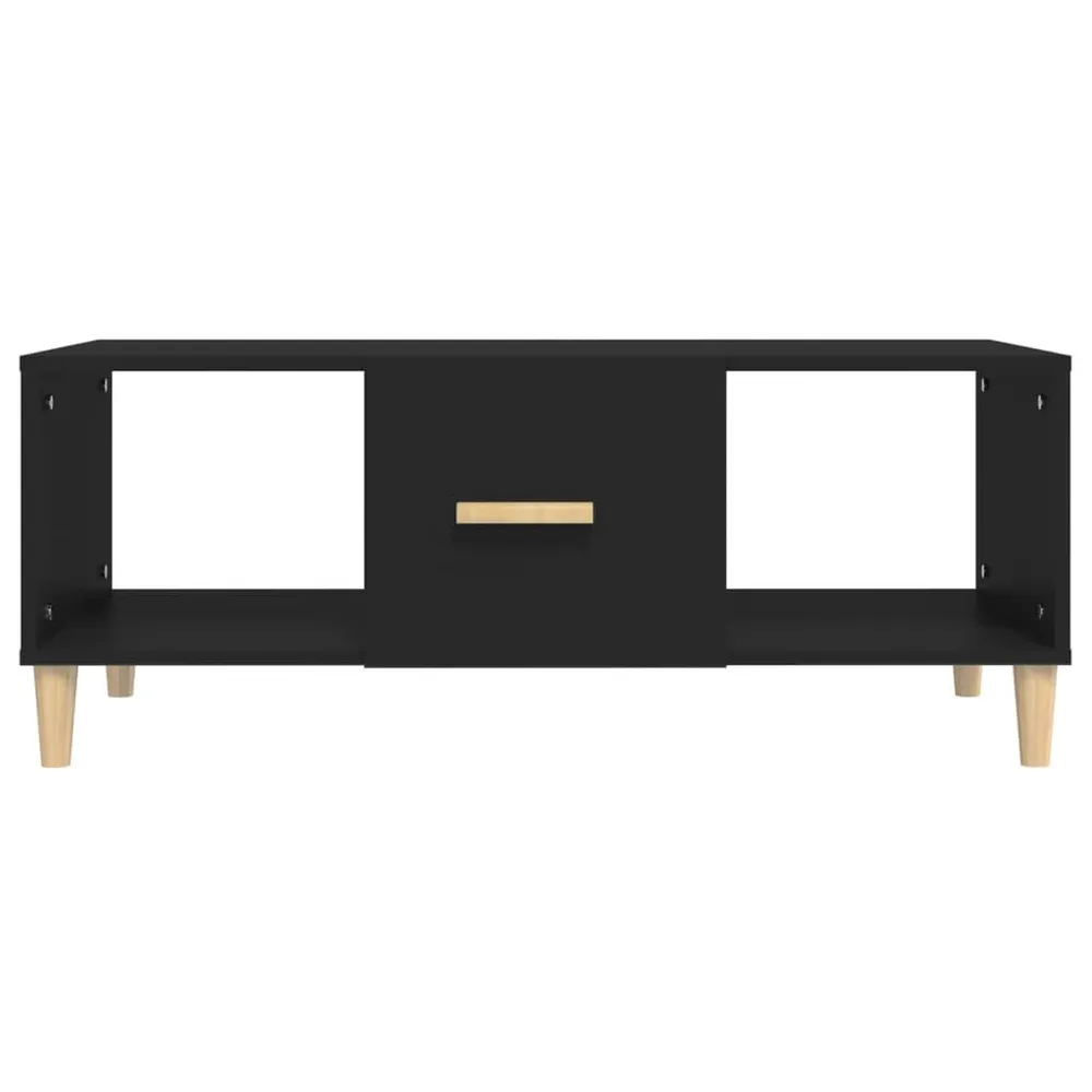 Salontafel 102x50x40 cm bewerkt hout zwart