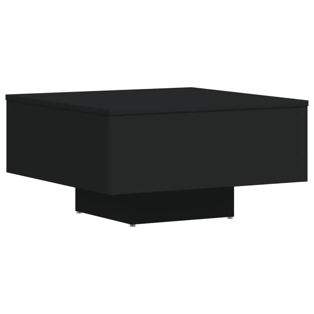 Salontafel 60x60x31,5 cm bewerkt hout zwart