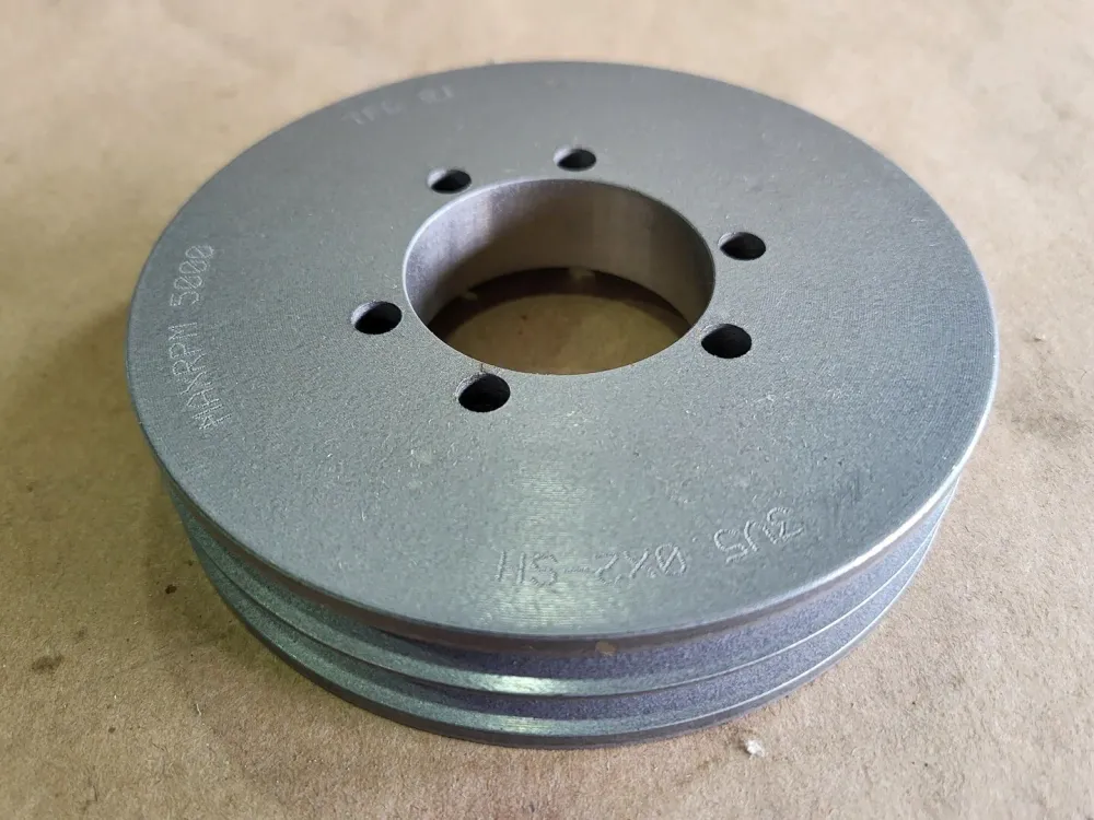 2 Groove Sheave 3V5.0X2-SH, 5"