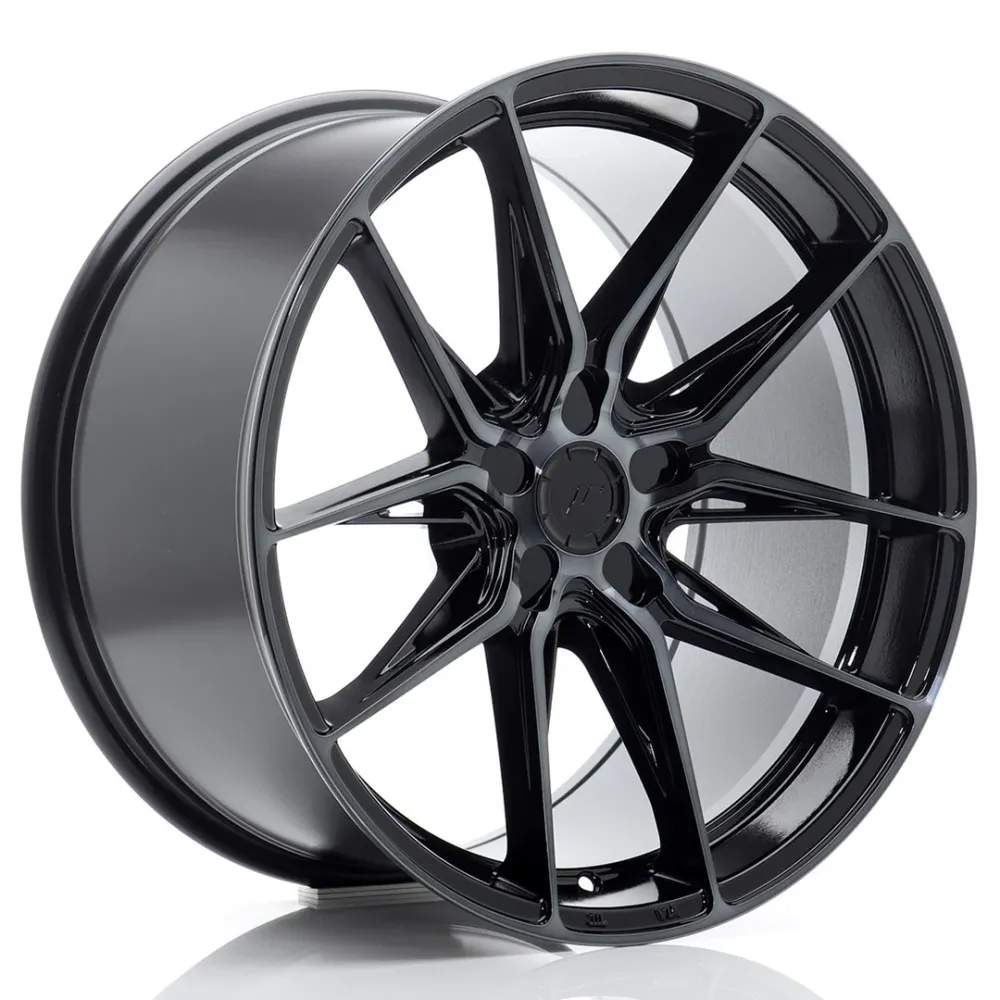 Japan Racing JR-44 19x10" (5 hole custom PCD) ET15-45, Gloss Black, Gekleurd Face