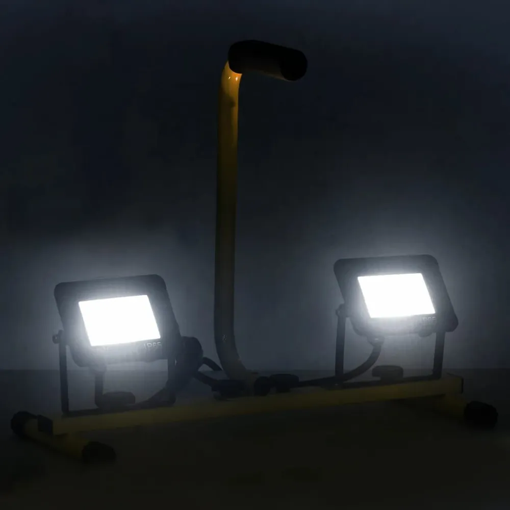 IP65 Waterdicht Spotlight met handvat LED 2x20 W koudwit