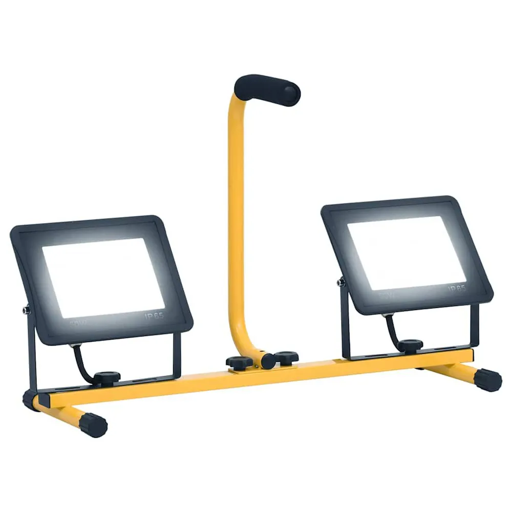 Weerbestendig Spotlight met handvat LED 2x50 W koudwit