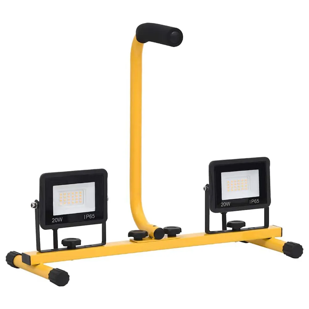 Weerbestendig Spotlight met handvat LED 2x50 W koudwit