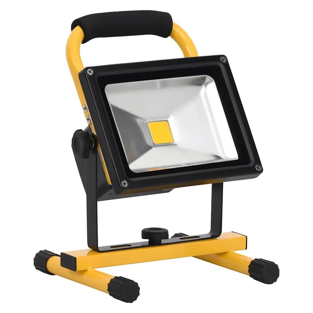 Weerbestendig Spotlight met handvat oplaadbaar LED 30 W warmwit