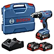 Bosch Professioneel AMPShare 18V Accu-klopboor/schroefmachine GSB 18V-21 - 18 V, 3 accu's, 3 Ah Heavy Duty