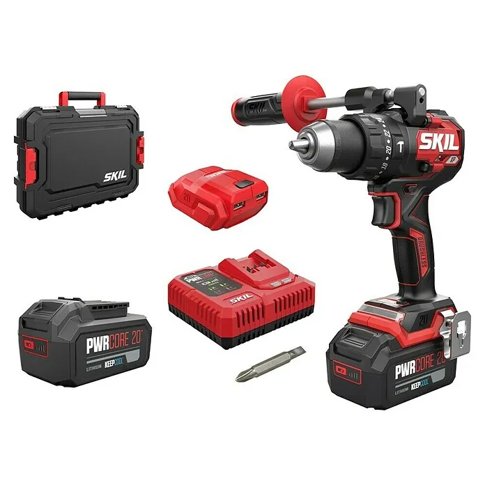 Skil Accu-klopboormachine 3085 HB - 20 V, 2 accu's voor Zware Klussen