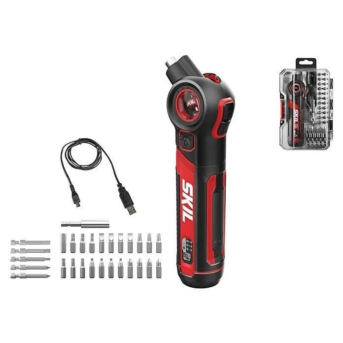 Skil Accuschroevendraaier 2714 GA - 4 V, 1 accu, 0,8 Ah Makkelijk te hanteren