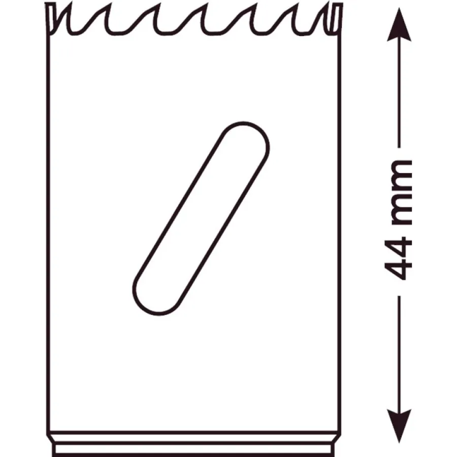 Bosch gatzaag - HSS-BI-METAAL - 127/44mm - gebruikelijk adapter