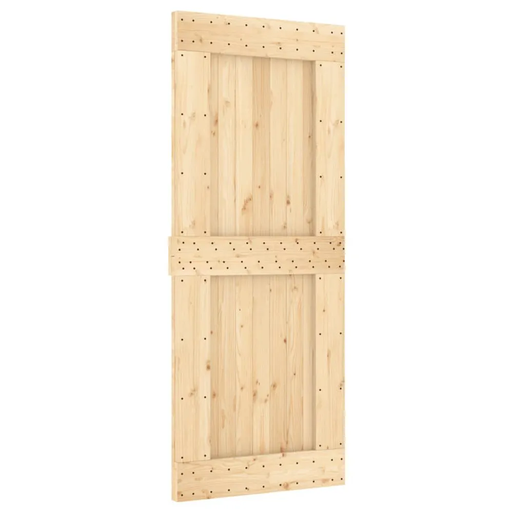 Professionele Kwaliteit Schuifdeur met beslag 85x210 cm massief grenenhout