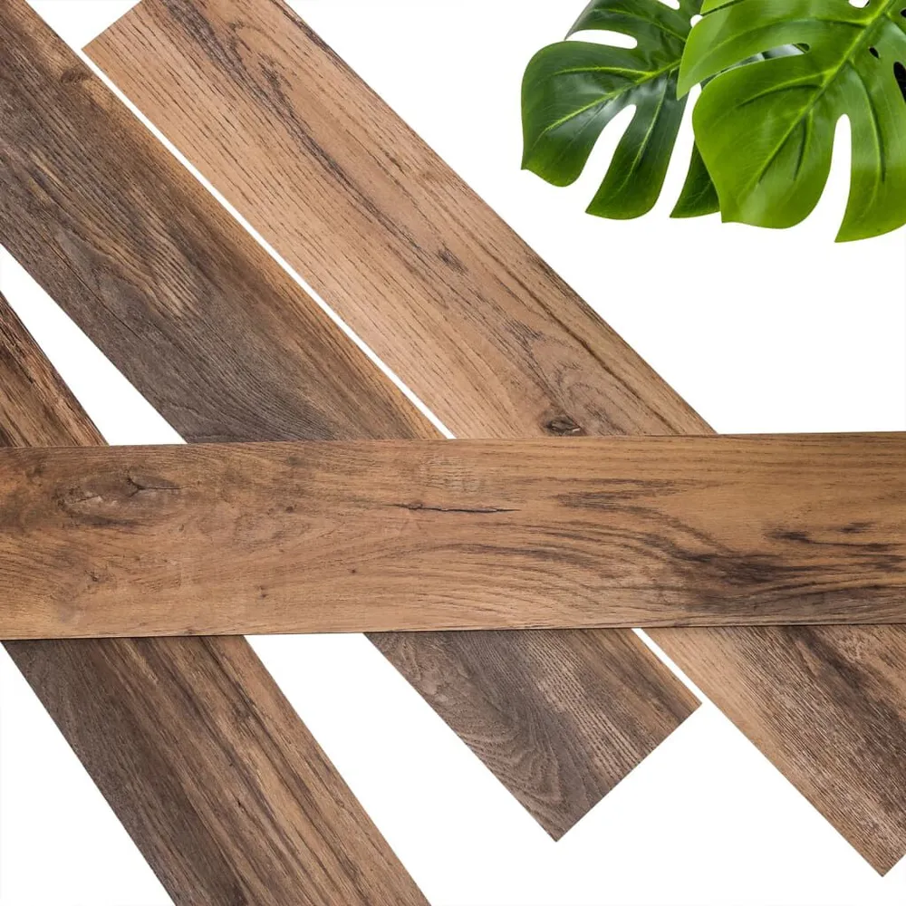 Professioneel Gereedschap WallArt Planken hout-look schuurhout eiken omberbruin