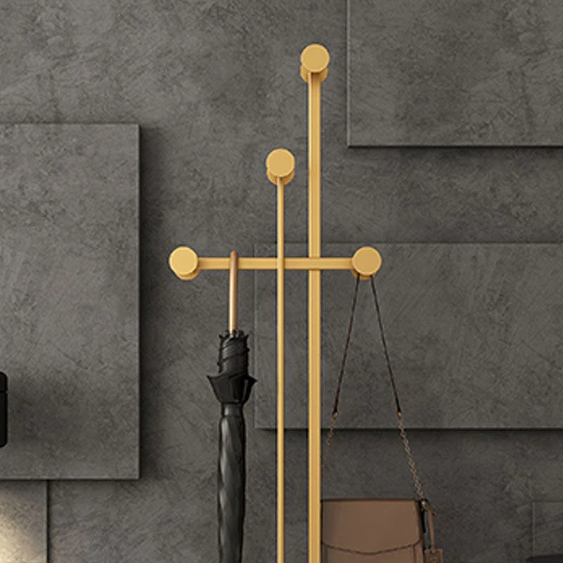 Glam Coat Rack Free Standing Coat Hook Van metaal Hall Stand Square Slate Base Black