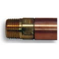 Prier P-254D CC Loose Key Hose Thread Anti-Siphon VB Wall Hydrant; 1/2" MPT x 1/2" SWT **Lead Free** - P-254DCC