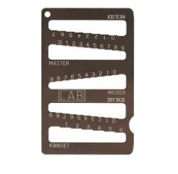 5--1 Key Gauge Depth Decoder Locksmith Tool Schlage Kwikset Master
