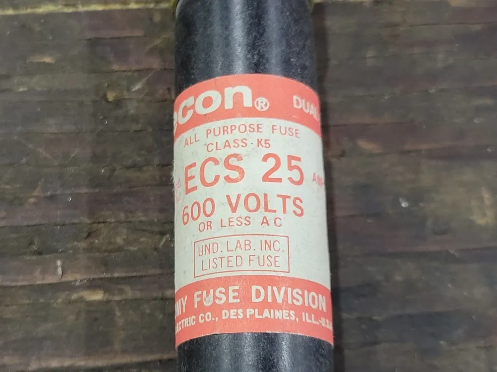 25 Amp Class K5 Time Delay Fuse ECS-25