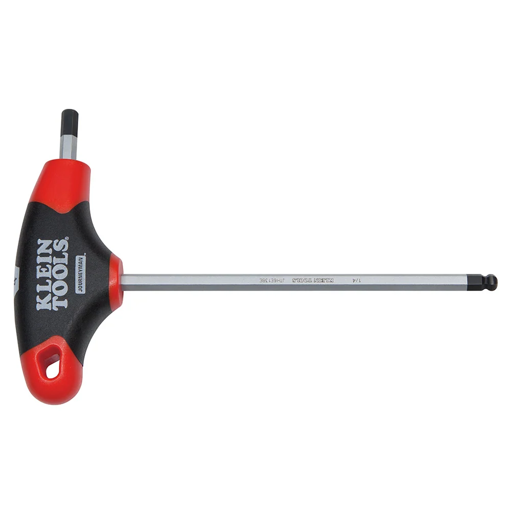 BESCHEIDEN TOOLS 3/8-Inch Ball-End Hex Key, Journeyman䋢 T-Handle, 6-Inch